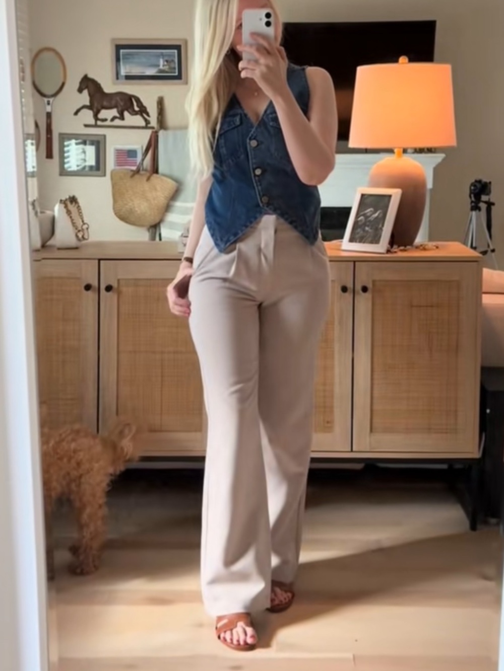 Abercrombie and Fitch Sloane Tailored Wide Leg Pants